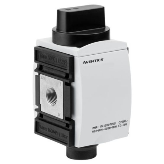 Van đóng mở  R412007261 AVENTICS 3/2-shut-off valve, mechanically operated, Series AS3-BAV R412007261