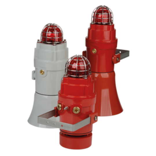 Loa thông báo E2S D1XC2X10FAC230AB1A1R/R D1xC2X10F 123dB(A) Alarm Horn & 10J Xenon Strobe  D1XS2FDC024ABAA1R, E2S E2XS112FDC024BN1A1B