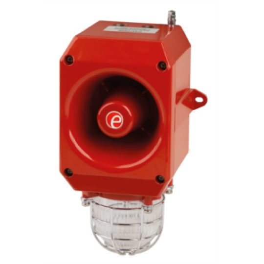 Thiết bị cảnh báo E2S D2xC1X05DC024CS1A1R/R D2xC1X05 Alarm Horn Sounder & Xenon Strobe 5J