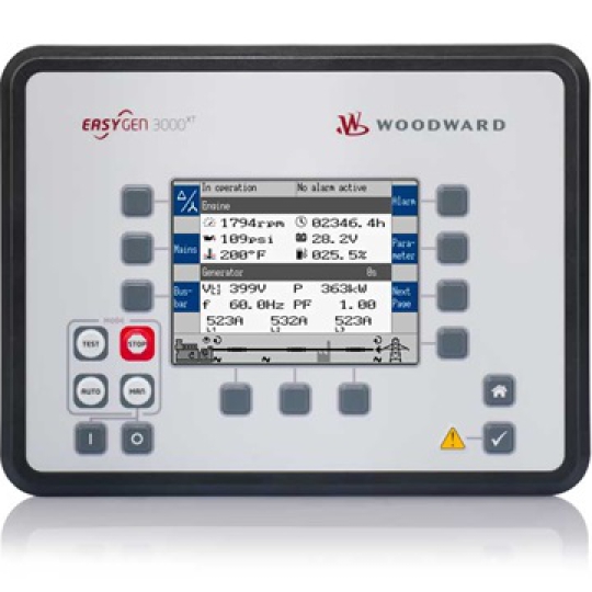Bộ điều khiển hòa đồng bộ máy phát điện  hãng Woodward 8440-2085 EASYGEN-3500XT CONTROL-EASYGEN-3500XT-P1 