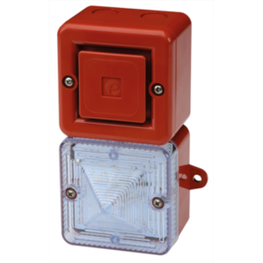 Thiết bị cảnh báo E2S SONFL1XAC230R/R SONFL1X Alarm Horn & Xenon Strobe Beacon