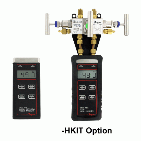 Bộ đo chênh áp  Dwyer 490A-5 Wet/Wet handheld digital manometer 