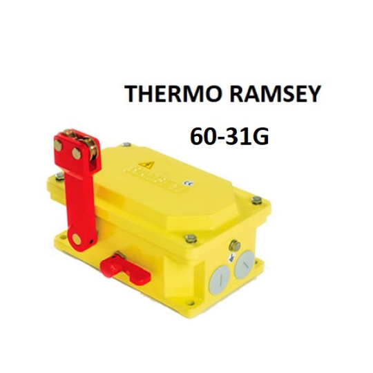 Công tắc dây giật khẩn cấp Ramsey 60-31G Thermo Ramsey Pull Rope Emergency Switch 6031G 