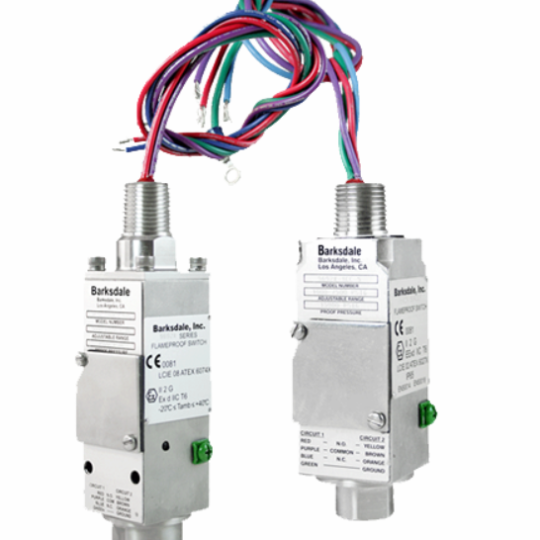 Cảm biến áp suất Barksdale 9692X-1CC-2-W72 Barksdale Series 9692X Explosion Proof Compact Switch