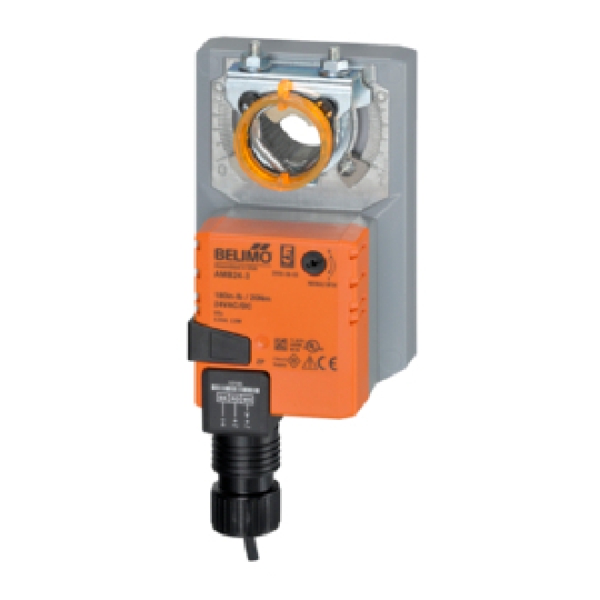 Bộ truyền động Belimo AMX24-3  Damper Actuator, 180 in-lb [20 Nm], Non fail-safe, AC/DC 24 V, On/Off, Floating point