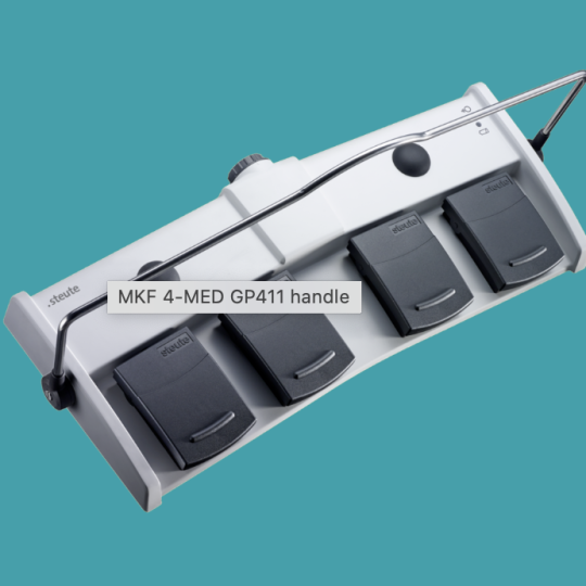 Công tắc chân không dây MKF 4 SW2.4LE-MED GP411 Steute