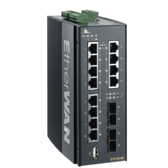Bộ chuyển mạch Gigabit Ethernet EX73900E EtherWan