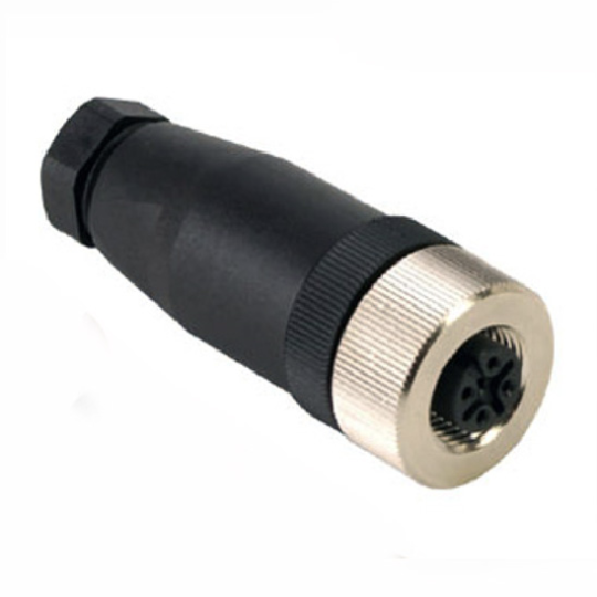 PIN FEMALE CONNECTOR M12-A-F-FW-ST-PS-04P-SC-PG7 FLECONN