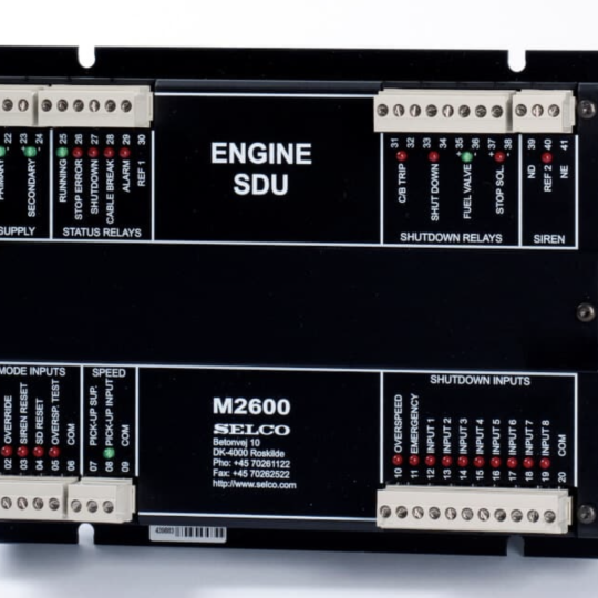 Bộ điều khiển động cơ Shut-down unit engine controller M2600 SELCO