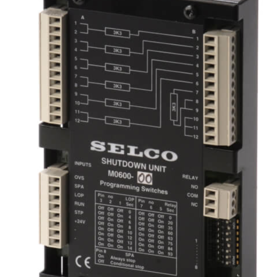 Bộ điều khiển động cơ Shut-down unit engine controller M0600 SELCO