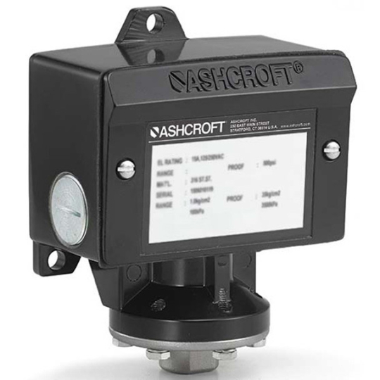 Cảm biến áp suất Ashcroft Pressure Switch B461B-XFS-15IN H2O VAC/15IN H2O , Model  B461B-XFS-30IN H2O/30IN H20
