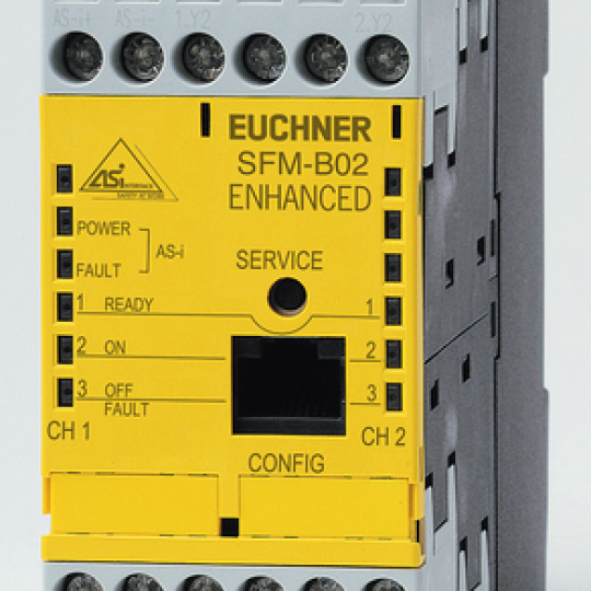 Thiết bị SFM-B02 Euchner  (ORDER NO. 087891) AS-Interface Safety at Work safety monitors SFM 