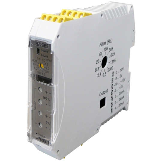 Bộ khuếch đại tín hiệu BA 662 Strain Gauge Measuring Amplifier  AST 1724684  Code thay thế: BA 662/ IP20 ( code cũ  BA 601.03)