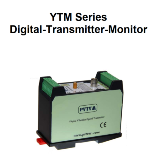 Bộ chuyển đổi tín hiệu đo tốc độ độ rung YTM Series  YTM201-A01-B00-C00-D00-E01-G00-I0 Provitech now PVTVM