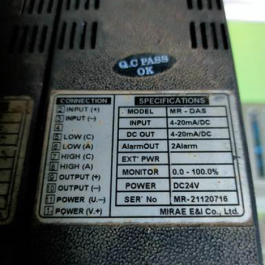 Bộ chuyển đổi tín hiệu MR -DAS MIRAE E&I Isolator Converter