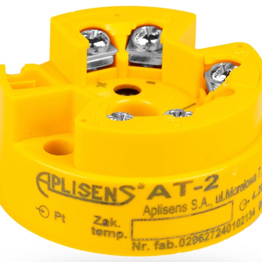 Bộ chuyển đổi tín hiệu nhiệt độ Aplisens Head-mounted temperature transmitter type AT-2 