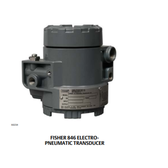 Bộ điều khiển điện khí nén Fisher 846  Part No 846-738-4885809
