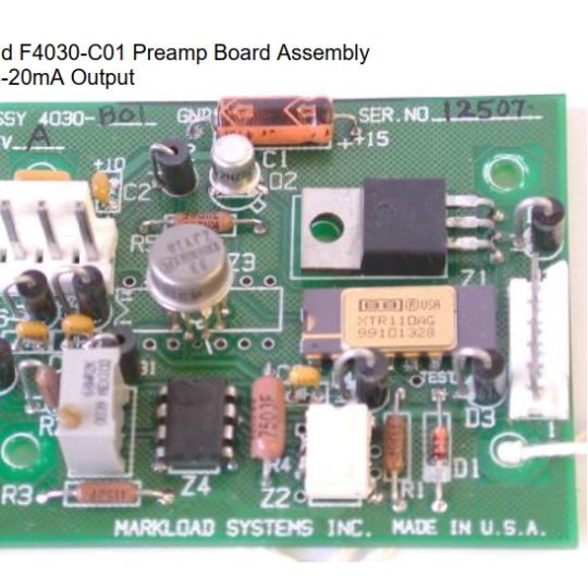 Bo mạch Markload F4030-C01 Preamp Board Assembly  F4030-J01