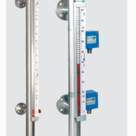 Cảm biến mức Magnetic Liquid Level Gauge  MLG – SNAFW2WCWW   Pune Techtrol India Origin 