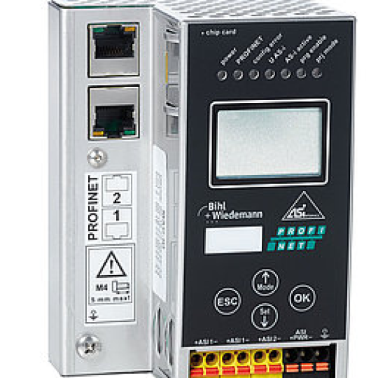 BWU3363 ASi-3 PROFINET Gateway in Stainless Steel, 2 masters