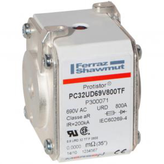 Cầu chì Mersen PC32UD69V800TF , PC31UD69V350TF ,PC33UD69V630TF