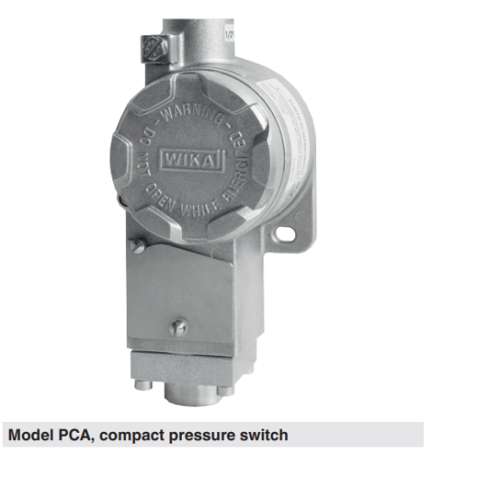 Công tắc áp suất PCA4MB-1.6/10 bar  Wika /Ettore Cella Spa 