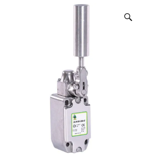 Công tắc căn chỉnh dây đai IDEM HLM-SS-CBA Mini Belt Alignment Switch – Stainless Steel, 22mm Diameter with 70mm Length Roller (HLM-SS-CBA)