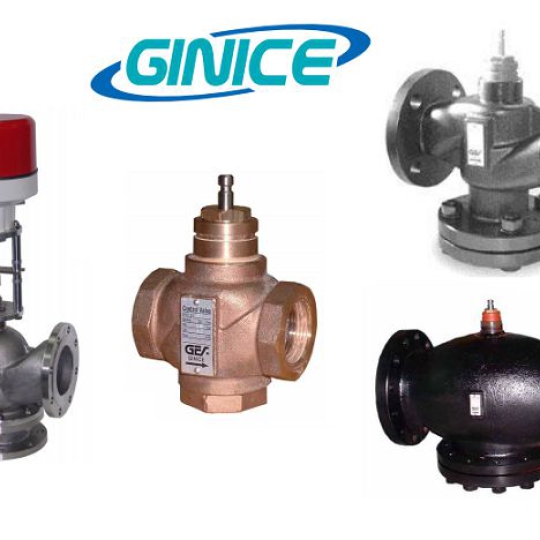 Van điều khiển Ginice  Body valve Model: GVF22.50  Actuator for valve GVF22 DN 50 Model: GEA-20A    Ginice Actuator for valve GVF22 DN 65 Model: GEA-35A