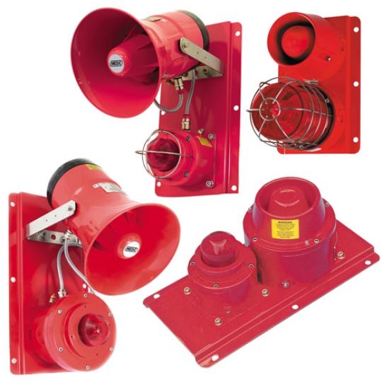 Bộ thiết bị cảnh báo tích hợp MEDC Combination Units - Back plated Range