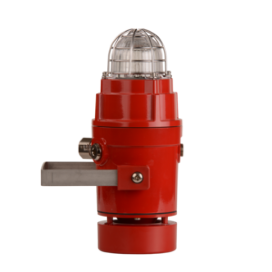 Thiết bị cảnh báo E2S D1XC1X05RAC230BN1A1R/R E2S D1xC1X05R 110dB(A) Radial Alarm & 5J Xenon Strobe