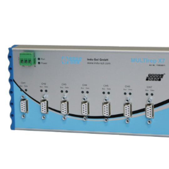 Đầu đọc MULTIrep X7 - iRepeater 7x PROFIBUS DP 7-port repeater 110030011