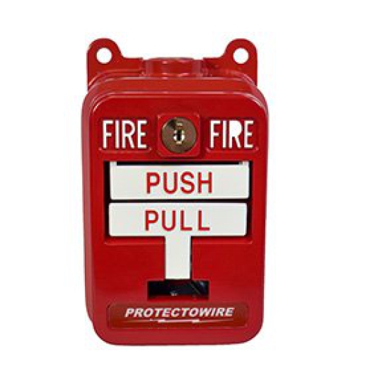 Hệ Thống Báo Cháy Nút Nhấn Khẩn Cấp Trạm Kéo Thủ Công Manual Fire Alarm Pull Stations, Model: SGX-32K1 Protectowire