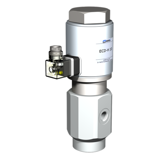 Van High Pressure Lateral Valves ECD-H 10 Co-ax   part number: ECDHA 615 56  Type: ECD-H 10 NO Art-n: 516348