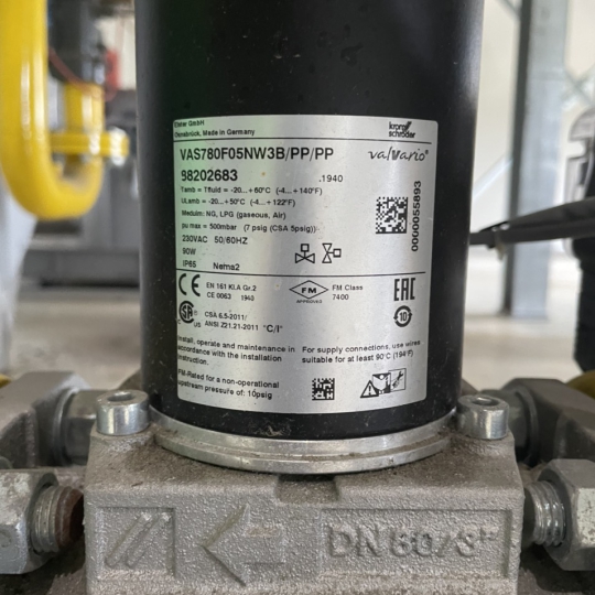 Van điện từ SOLENOID VALVE VAS 780F05NW3B/PP/PP REF. KROMSCHROEDER 88202683 