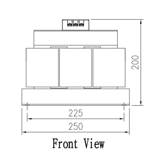 Máy biến áp HAT-3D1KH.1KVA. 915V/7V, 50HZ  Hye Sung Engineering 100% Korea Origin