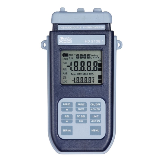 Máy đo nhiệt độ  Thermocouple Thermometer HD2108.1 +  Đầu dò K TP755 Senseca 