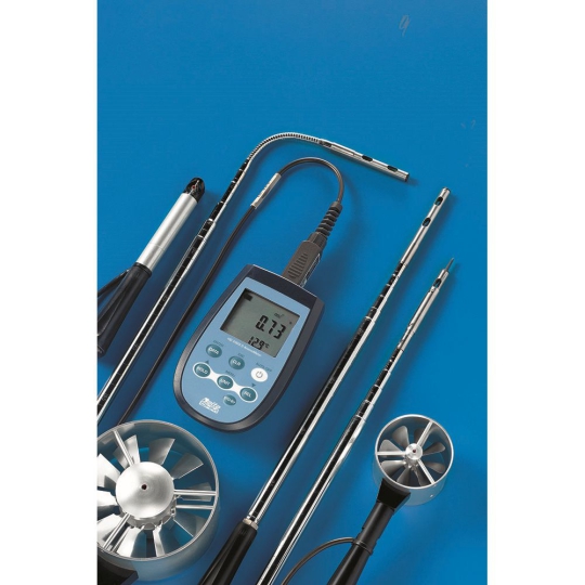 Máy đo tốc độ, độ ẩm Delta Ohm Senseca HD2303.0 – Anemometer-Thermometer +Vane Probe AP472S1 AP472S2