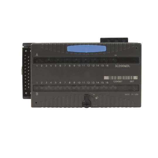 Mô đun truyền thông GE Emerson IC200MDL640 VersaMax Input module, 24VDC POS/NEG logic (2 groups of 8) 16 points