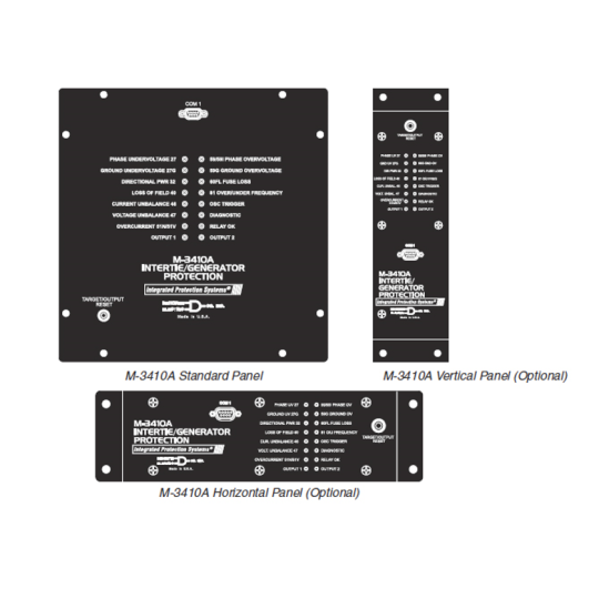 Rờ le bảo vệ máy phát điện Beckwithelectric  M-3410A Intertie/Generator Protection Relay 