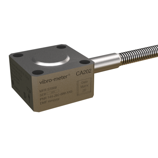 CA202 piezoelectric accelerometer   P/N: 144-202-000-105  MEGGITT Vibro meter 