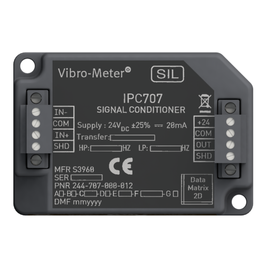 IPC707 signal conditioner  244 - 707 - 000 - 012 / A1-B1-C7554-D3-E2-F6200-G1 I 244-707-000-012-A1-B1-C7554-D3-E2-F6200-G1  