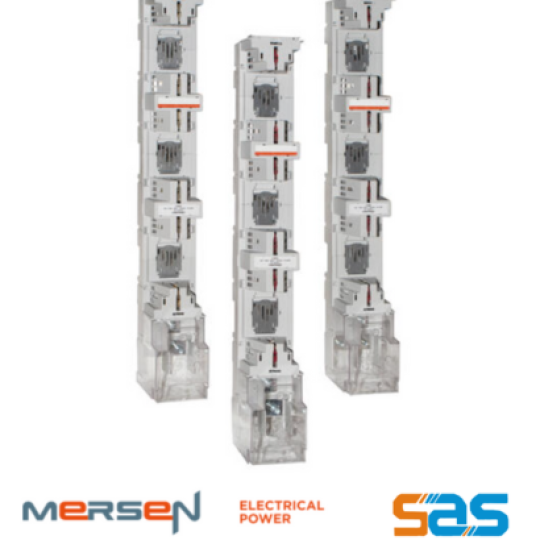 Đường ray cầu chì dọc Mersen BL1B403K000 / BL1E403K000 Ferraz Shawmut