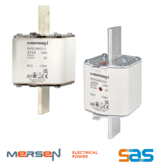 CẦU CHÌ QUANG ĐIỆN Mersen NH3GG80V250 Ferraz Shawmut