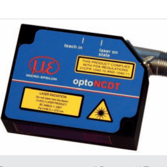 Cảm biến đo khoảng cách  MICRO-EPSILON optoNCDT 1402 Laser optical displacement sensor - high speed CCD-system 4120152  MICRO-EPSILON ILD1402-10 