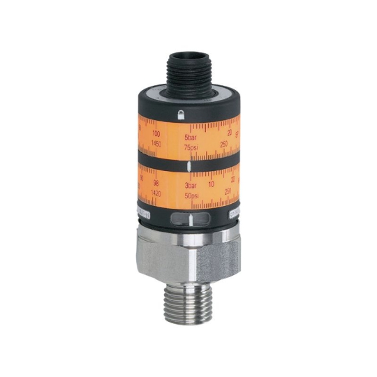 Pressure switch with intuitive switch point setting PK7521 IFM  PK-250-SFG14-QSPKG/US/ /W