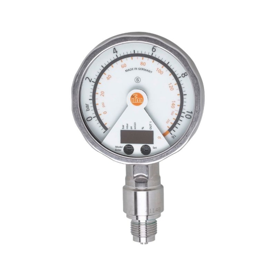 Đồng hồ đo áp suất Pressure sensor with analogue display  IFM PG2454 PG-010-REB12-MFRKG/US/ /P 