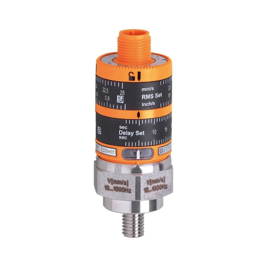 Vibration monitor with intuitive switch point setting VKV022 IFM VIBRATION MONITOR