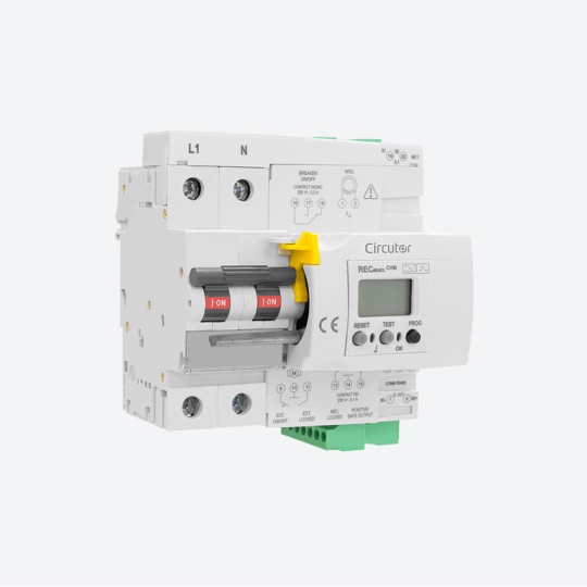 Rờ le  bảo vệ dòng dư Circutor RECmax-CVM 2P C2-10 Code P2B111