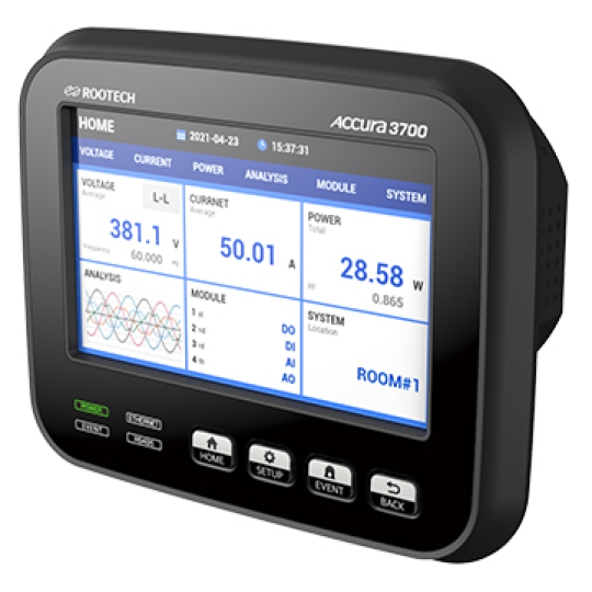 Máy đo chất lượng nguồn điện Accura 3700 High Accuracy Digital Power Quality Meter Rootech