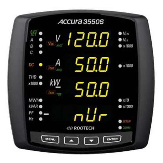Đồng hồ đo công suất điện Accura 3550S Digital Power Meter for Rectifier Panel Rootech